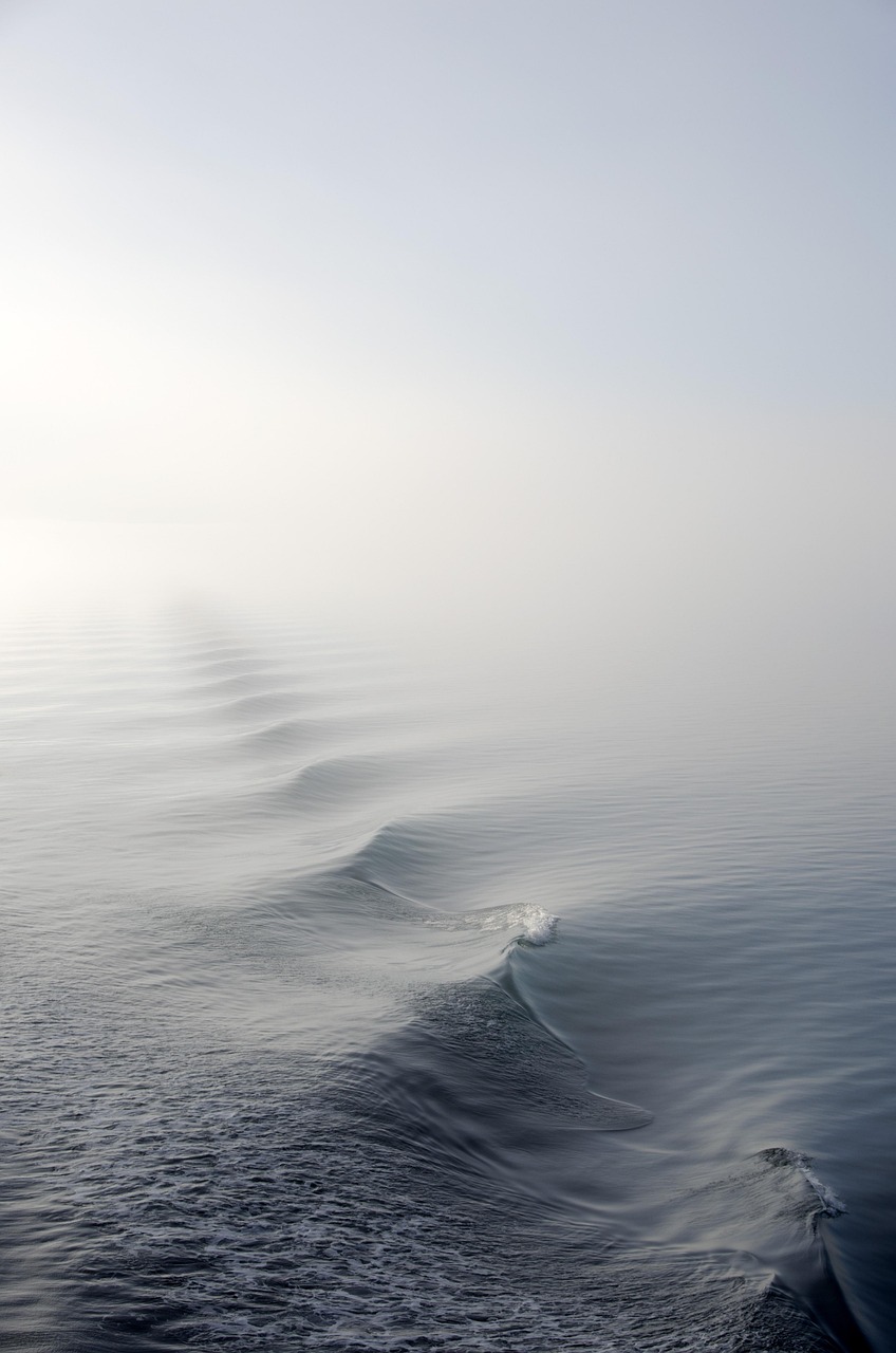 fog, mist, ocean, sea, water, wave, iphone wallpaper, nature, background, beautiful wallpaper, phone wallpaper, aesthetic wallpaper